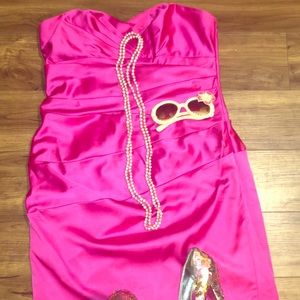 Hot Pink💗 Strapless Sweet💗 David’s Bridal Dress